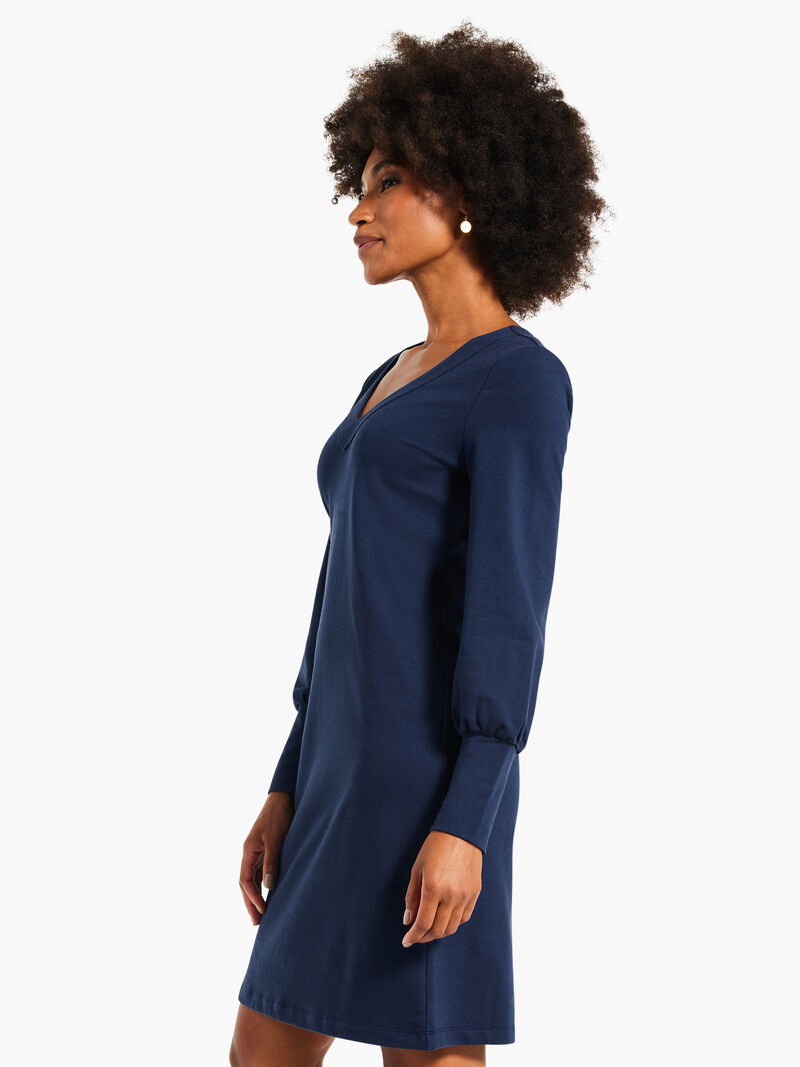 Woman Wears Knit Cruise Dress image number 1