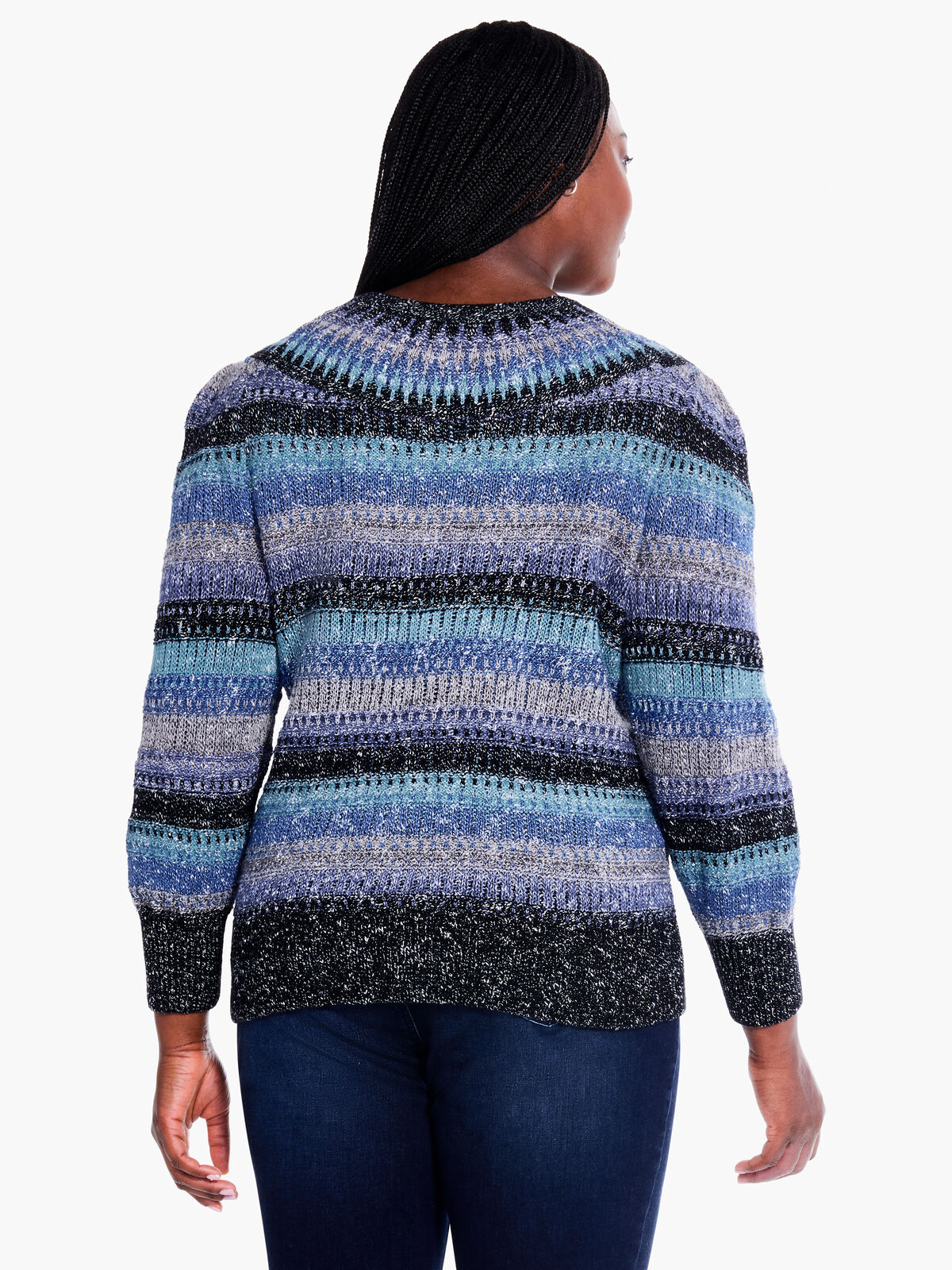 Sapphire Stripes Sweater
