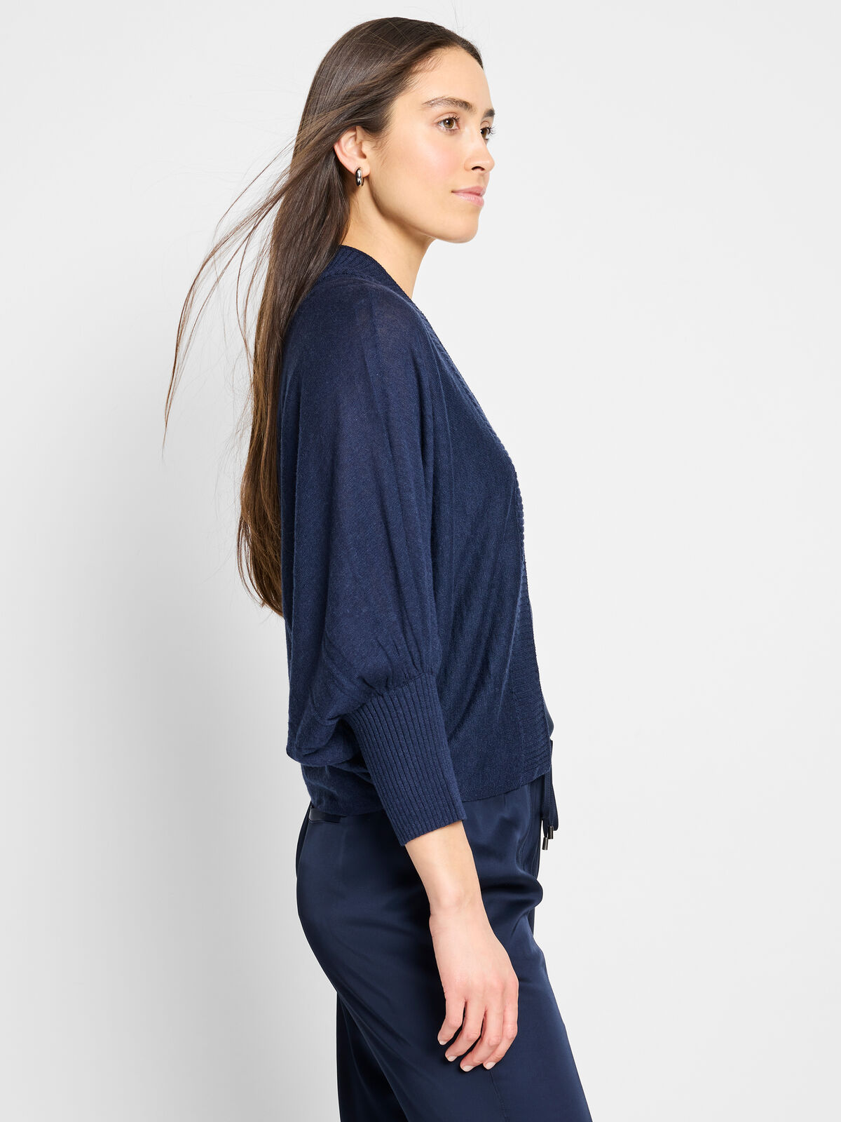 Ramie Crush Cardigan