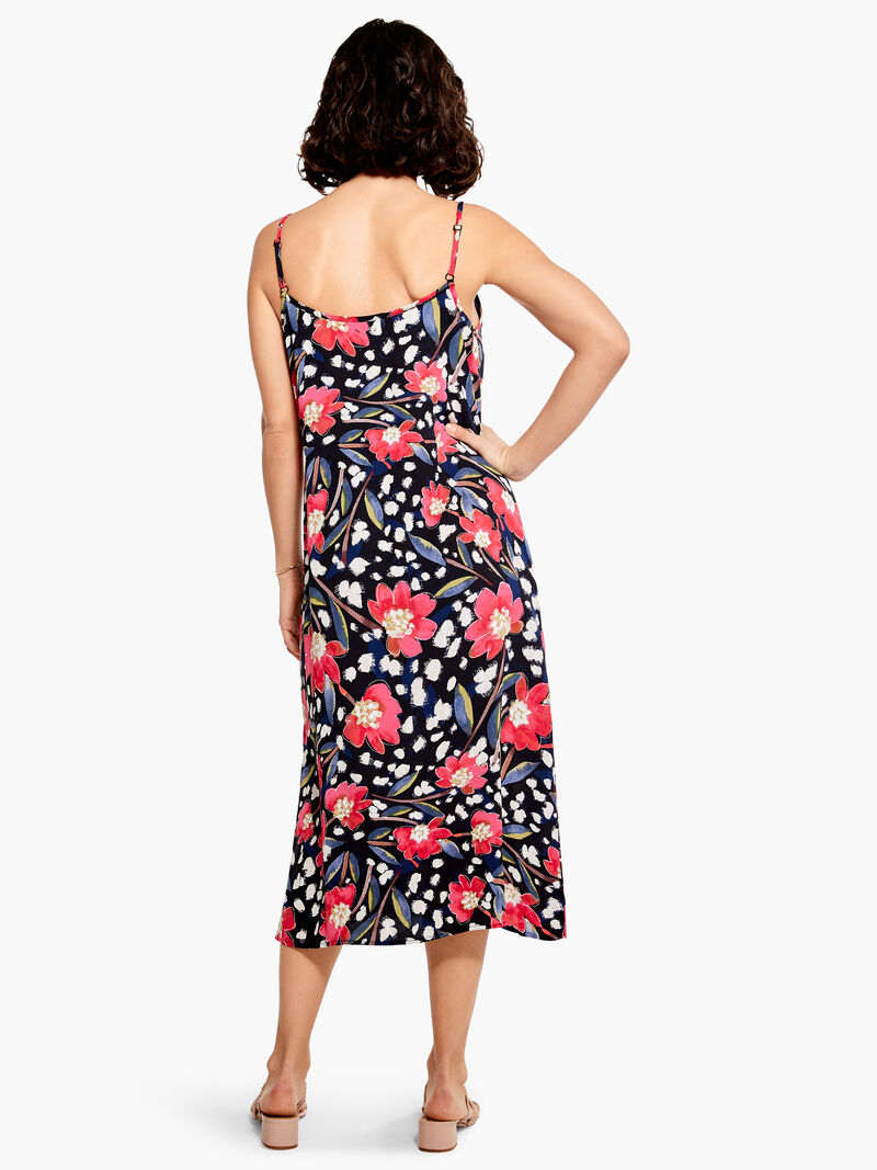 Woman Wears Flower Burst Slip Dress image number 2