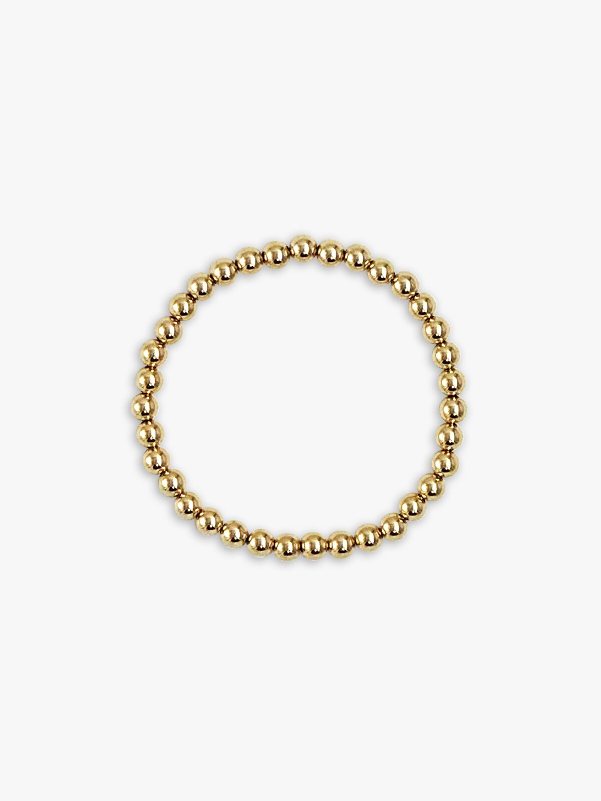 Paula Rosen Spheric 5MM Bracelet - Stretchy Gold Fill