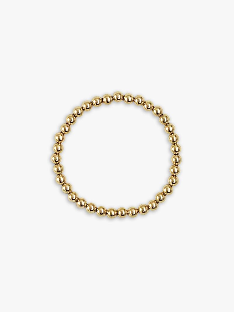 Paula Rosen Spheric 5MM Bracelet - Stretchy Gold Fill