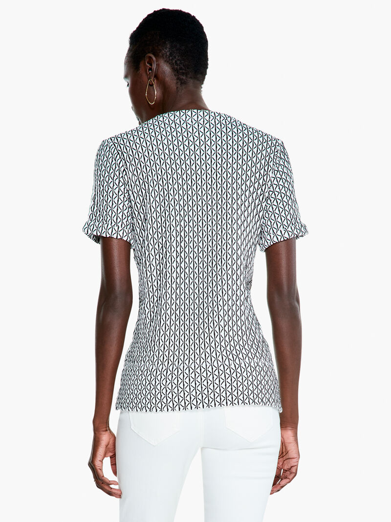 Woman Wears Moving Lines Top image number 2