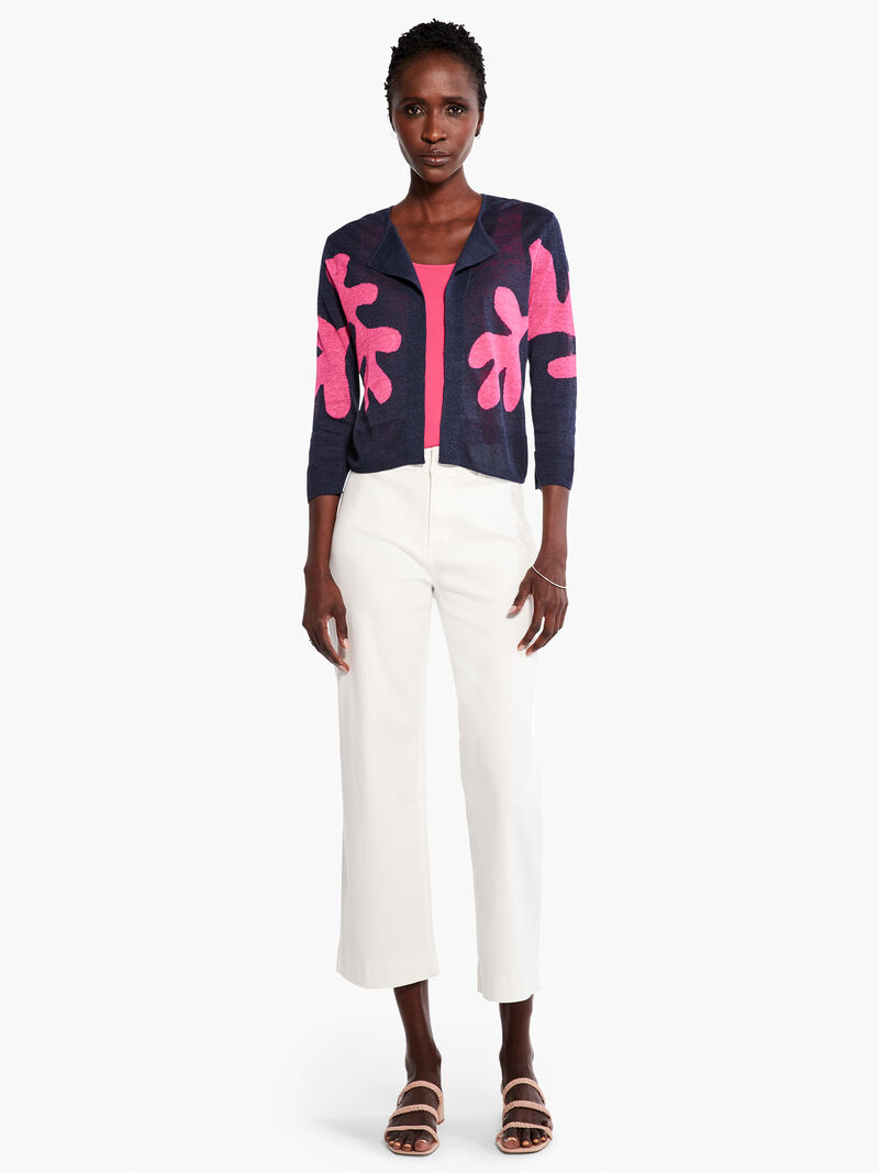 Woman Wears Cutout Crush Cardigan image number 3