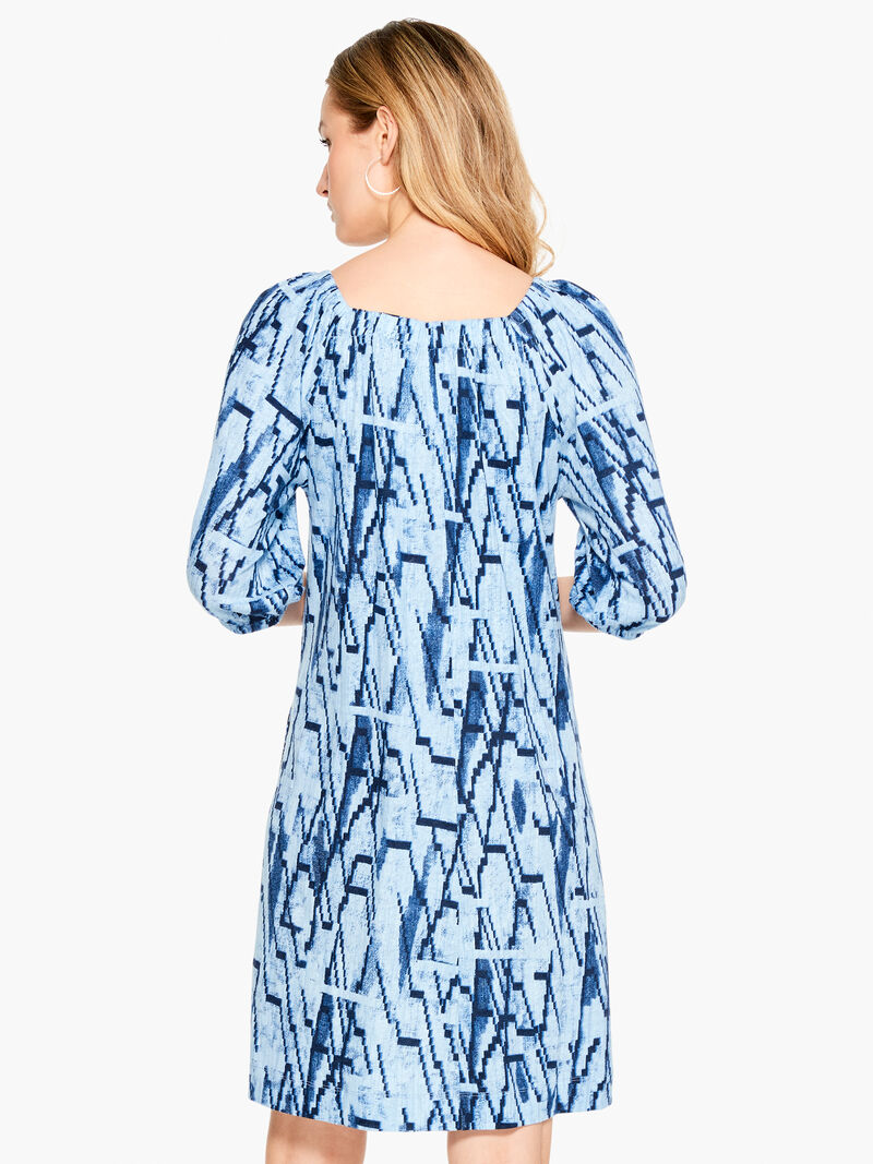 Woman Wears Zig Zag Dress image number 2
