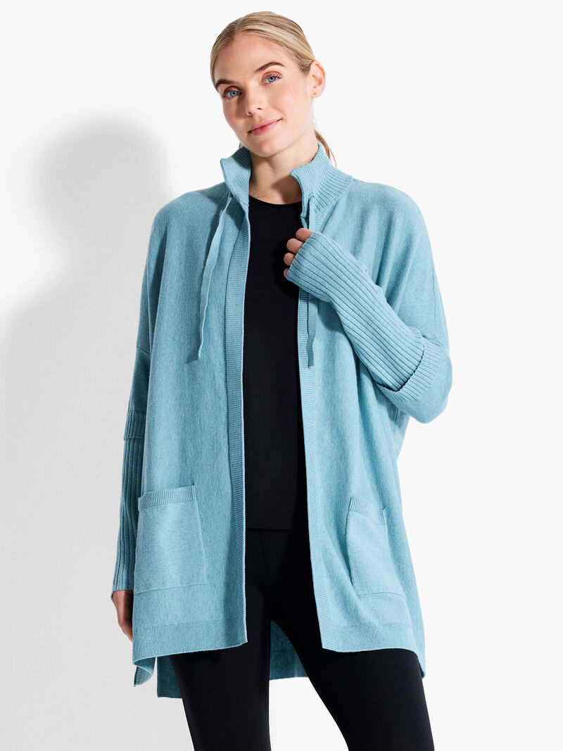 Woman Wears Cool Down Pocket Cardigan image number 0
