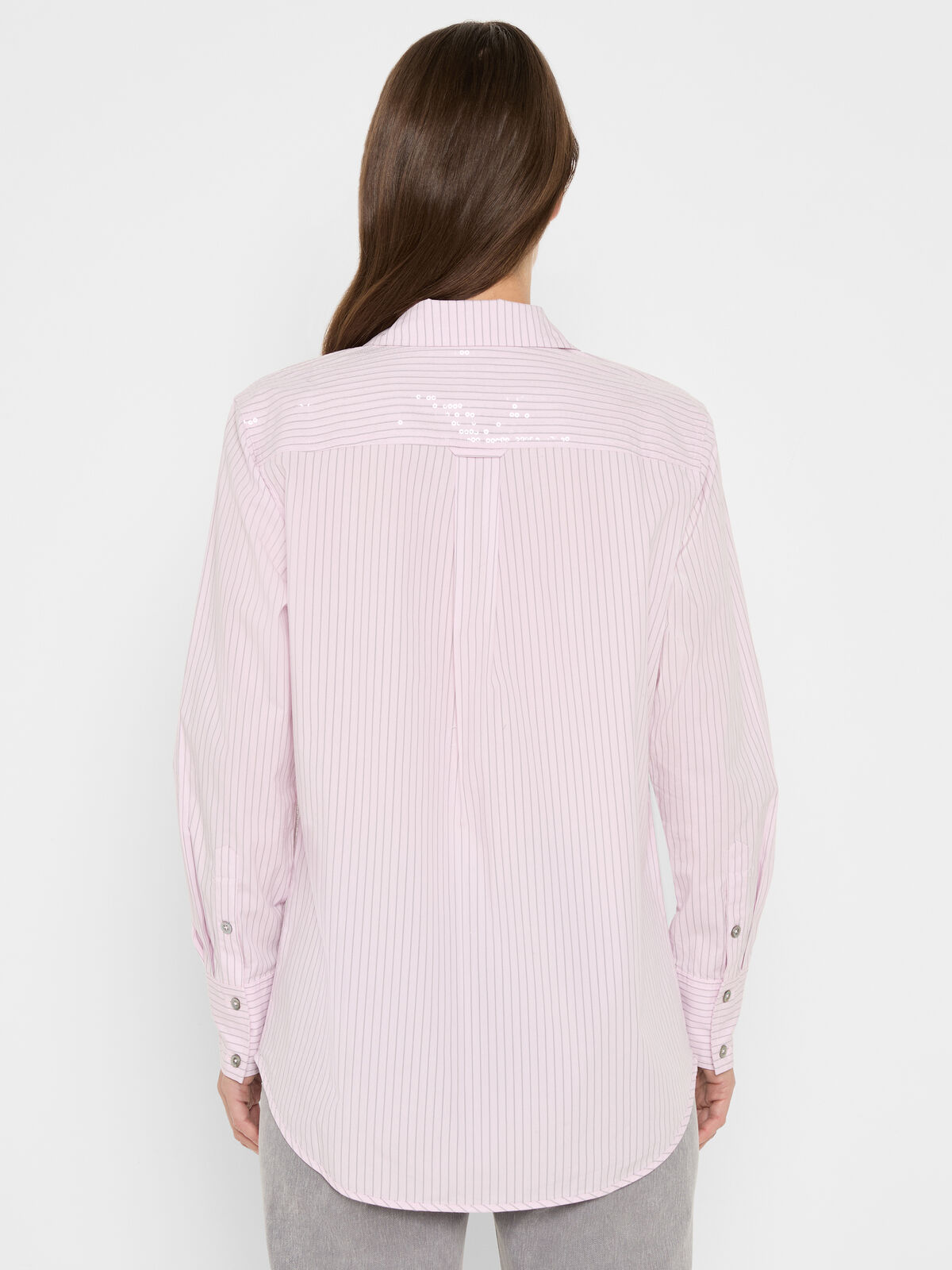 Subtle Shine Stripe Shirt