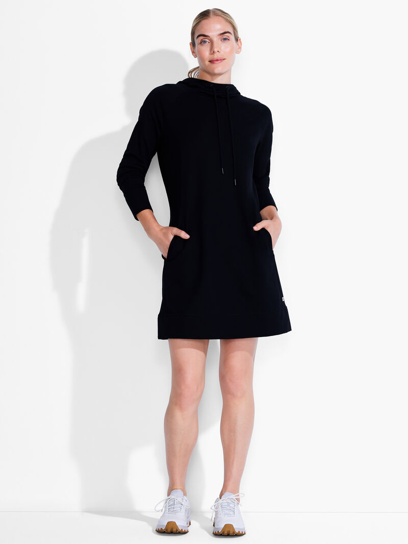 Woman Wears Brushed Terry Dress image number 0