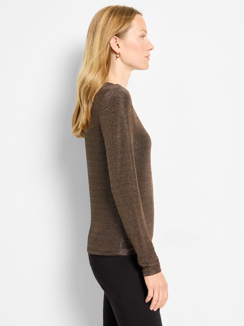 Woman Wears Diamonte Knit Top image number 3