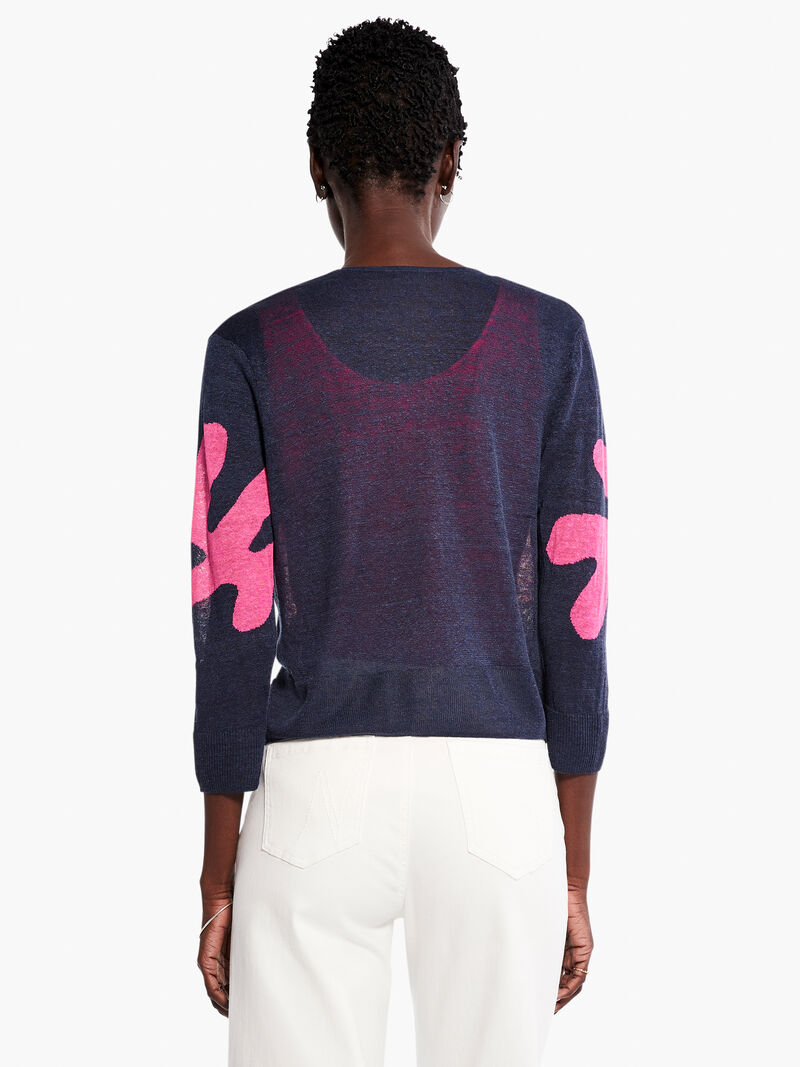 Woman Wears Cutout Crush Cardigan image number 2