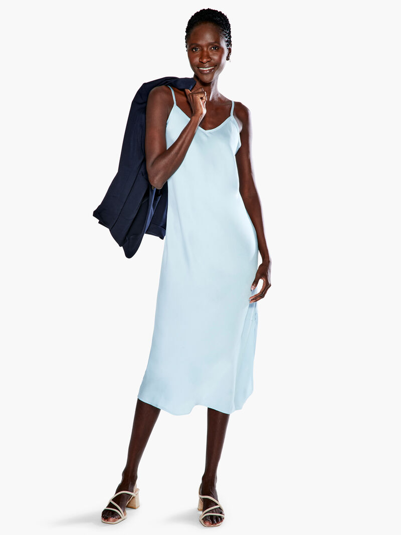 Crepe Slip Dress