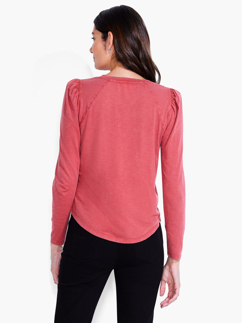 Woman Wears NZT Long Sleeve Crew Neck Tee image number 2