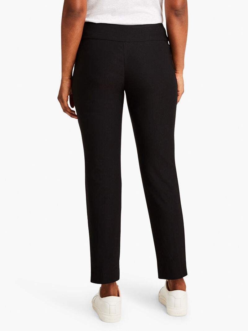 Woman Wears Wonderstretch Straight Ankle Pant image number 3