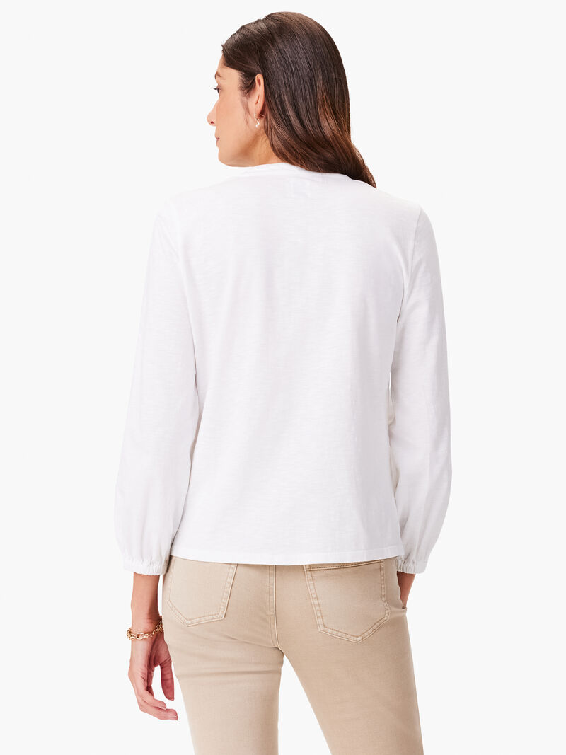 Woman Wears Climbing Vines Top image number 3
