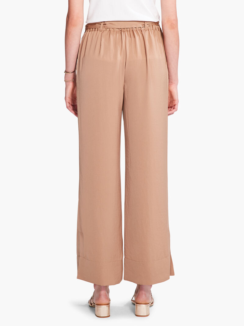 Woman Wears Soft Drape Wide-Leg Pant image number 2