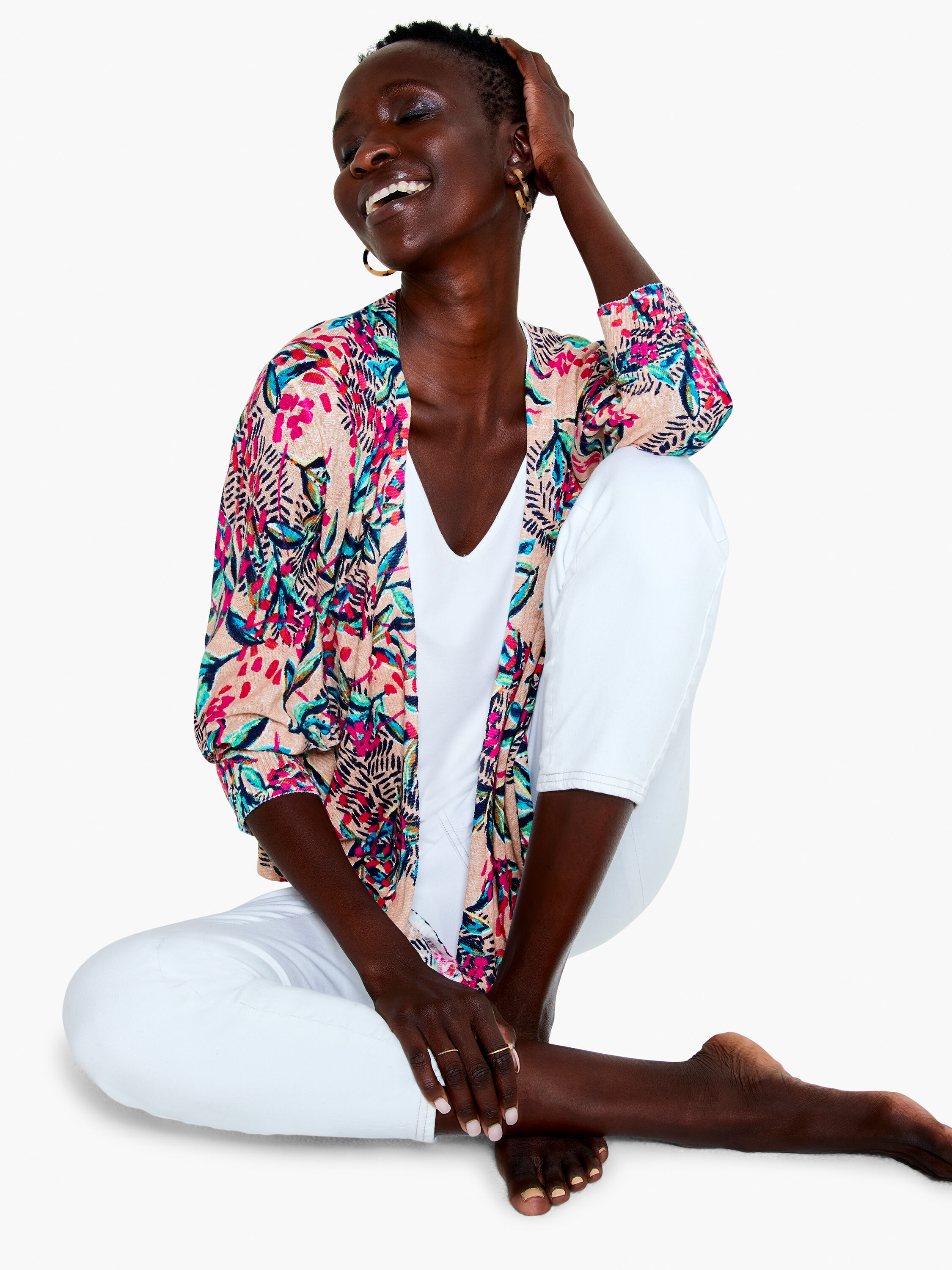 Cherry blossom cardigan sales