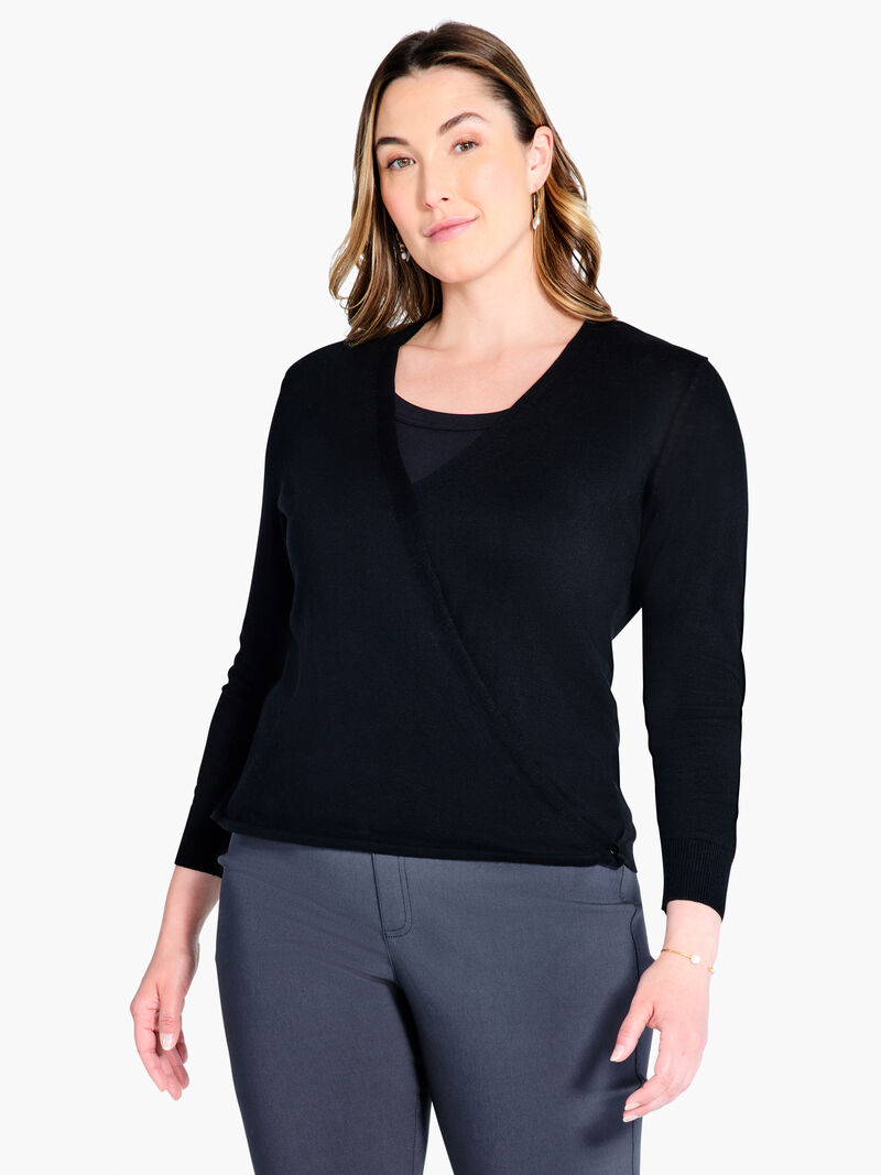 Woman Wears All Year 4-Way Cardigan image number 3