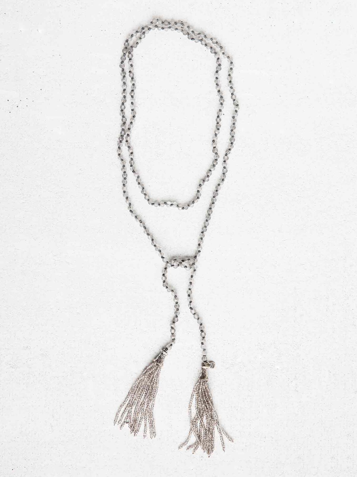 MARLYN SCHIFF TASSEL NECKLACE