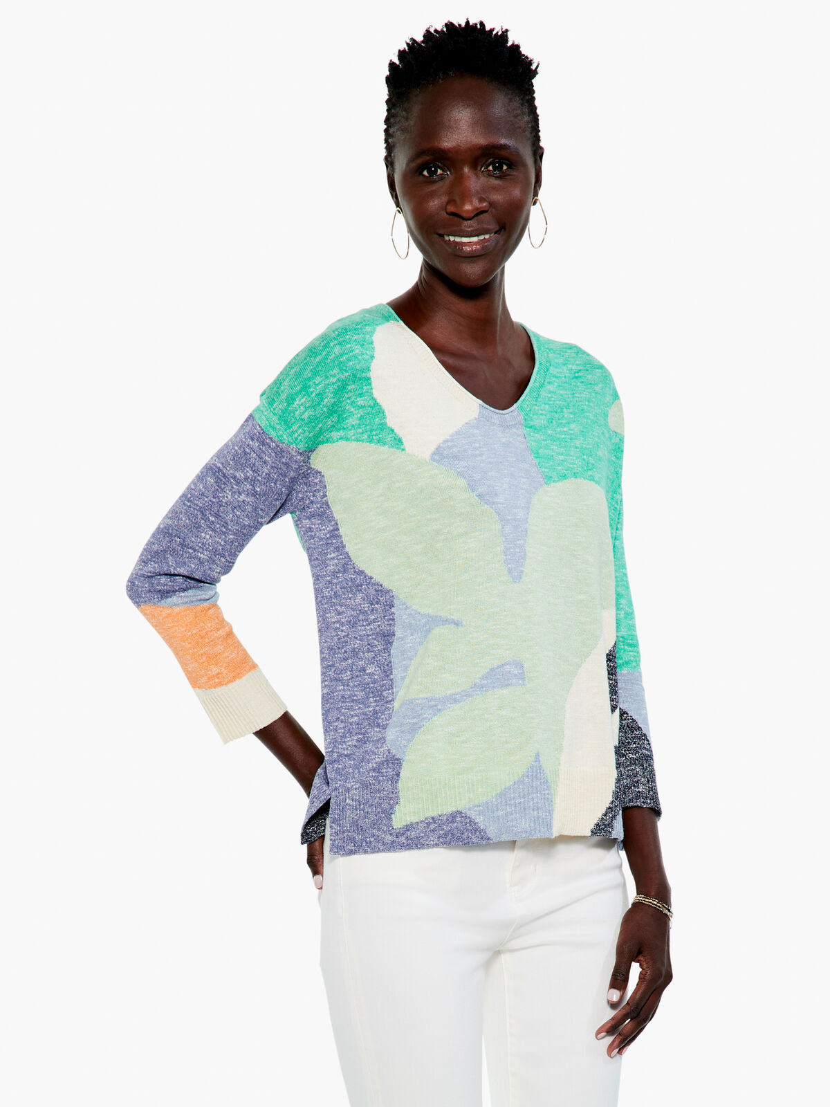 Leaf Burst Sweater