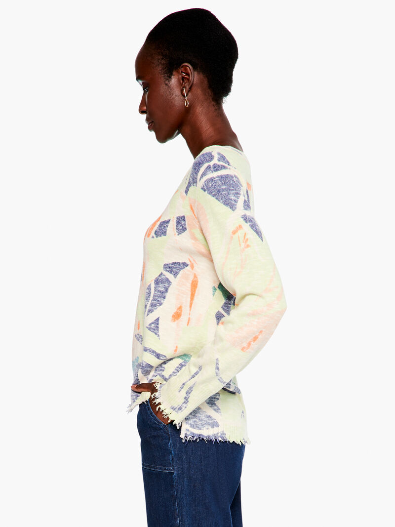 Woman Wears Soft Meadow Sweater image number 1