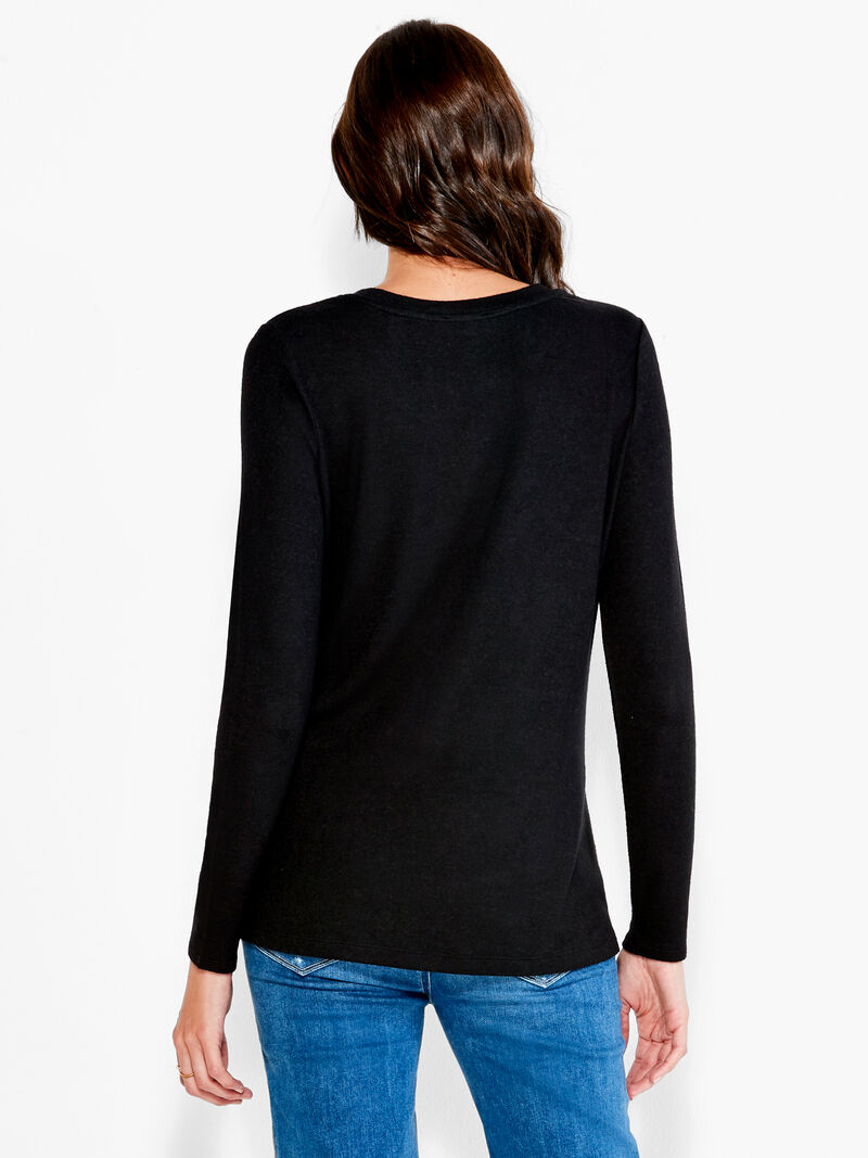 Woman Wears NZT Sweet Dreams Long Sleeve Crew Tee image number 2