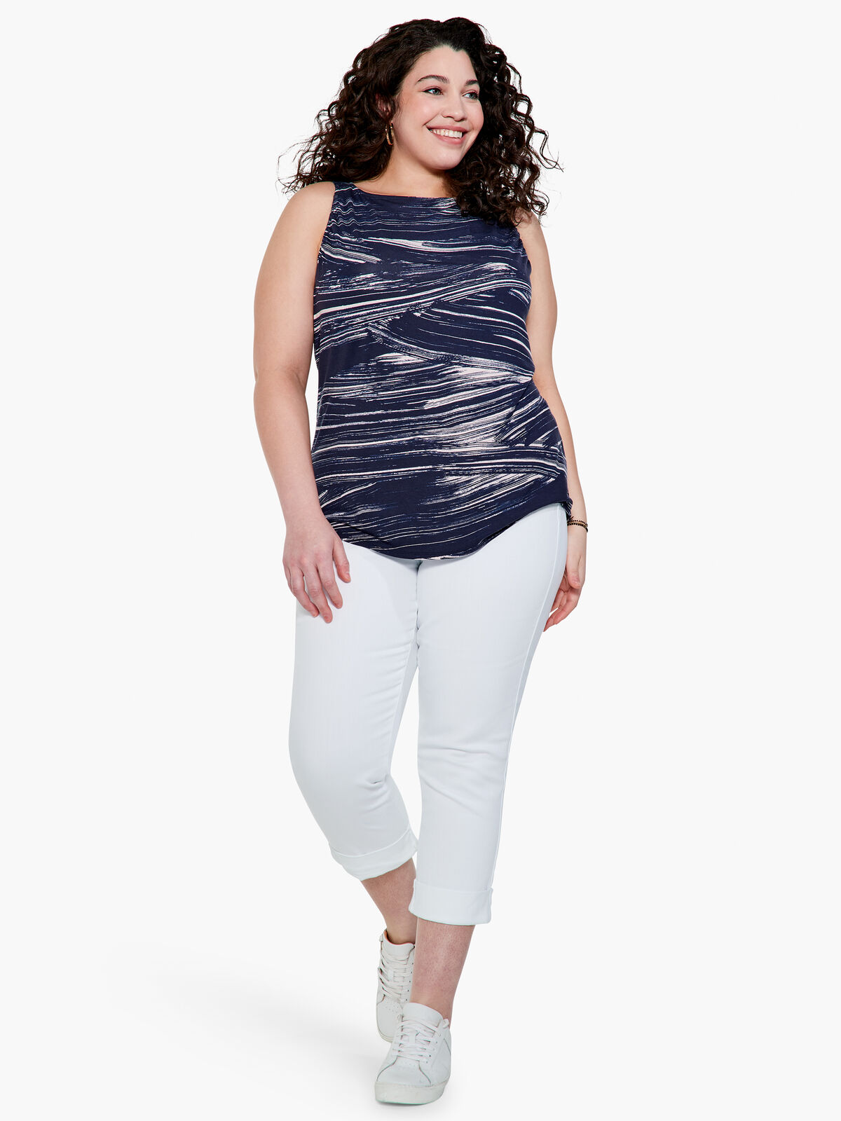 Liverpool Charlie Crop Wide Rolled Cuff