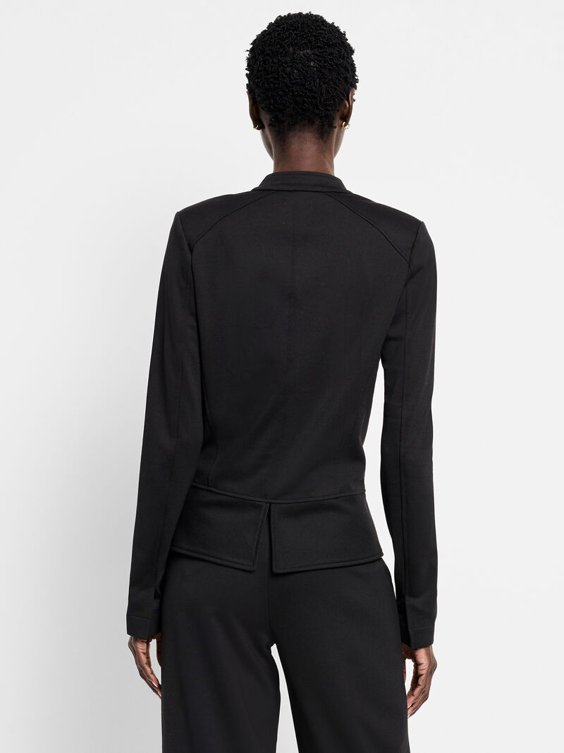 Woman Wears Femme Knit Jacket image number 4