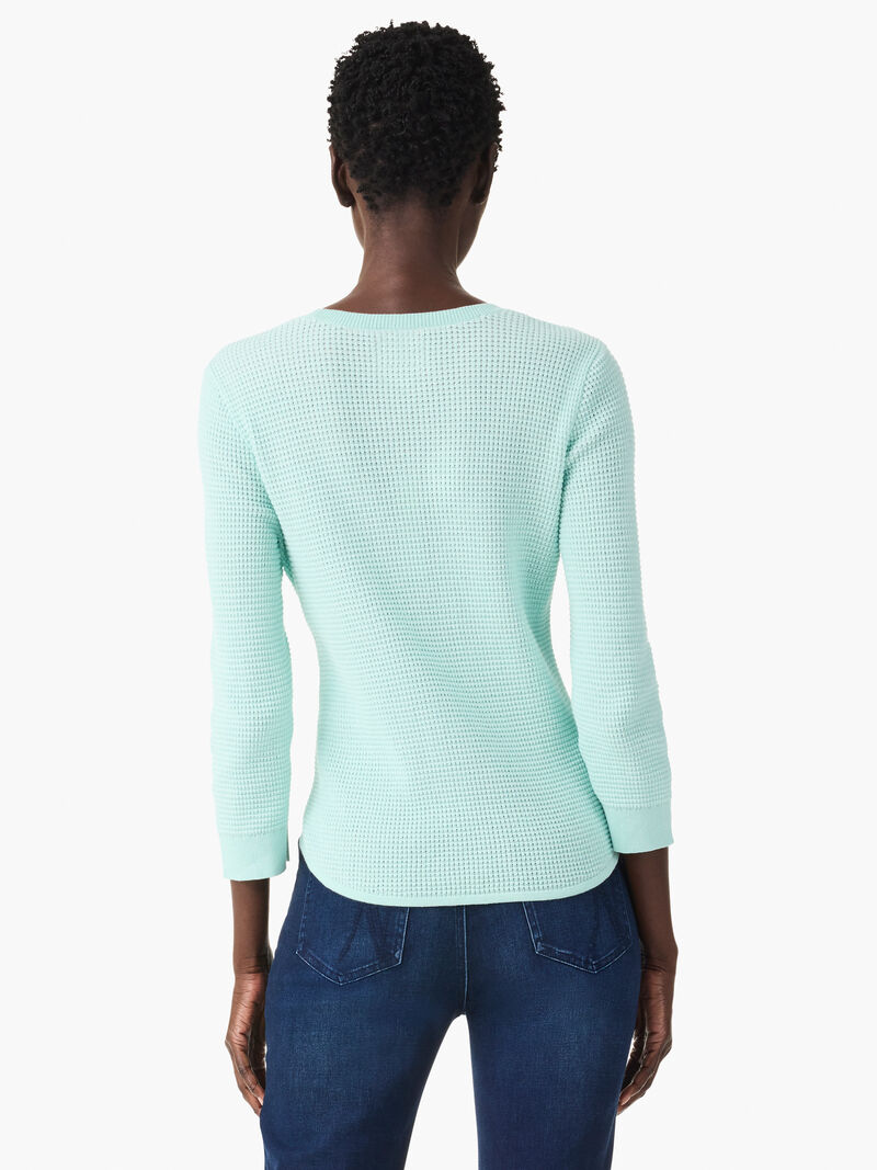 Woman Wears Chill Out Sweater image number 3