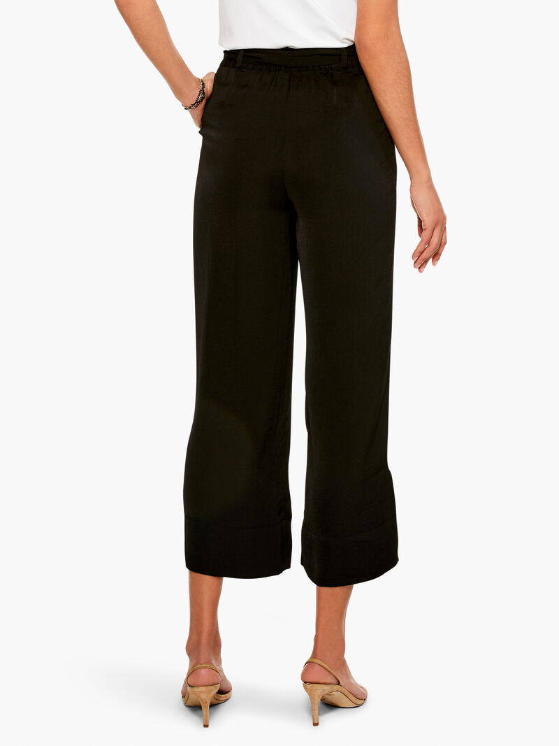 Woman Wears Soft Drape Wide-Leg Pant image number 2