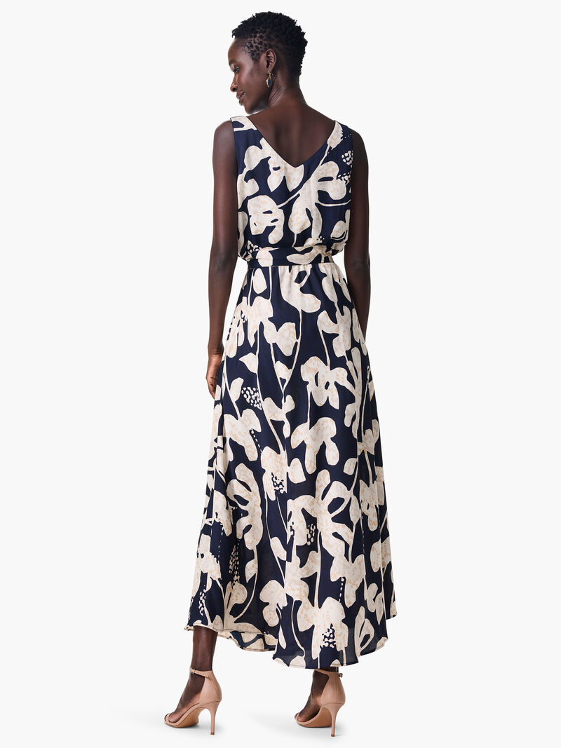 Woman Wears Water Lilies Bianca Dress image number 3