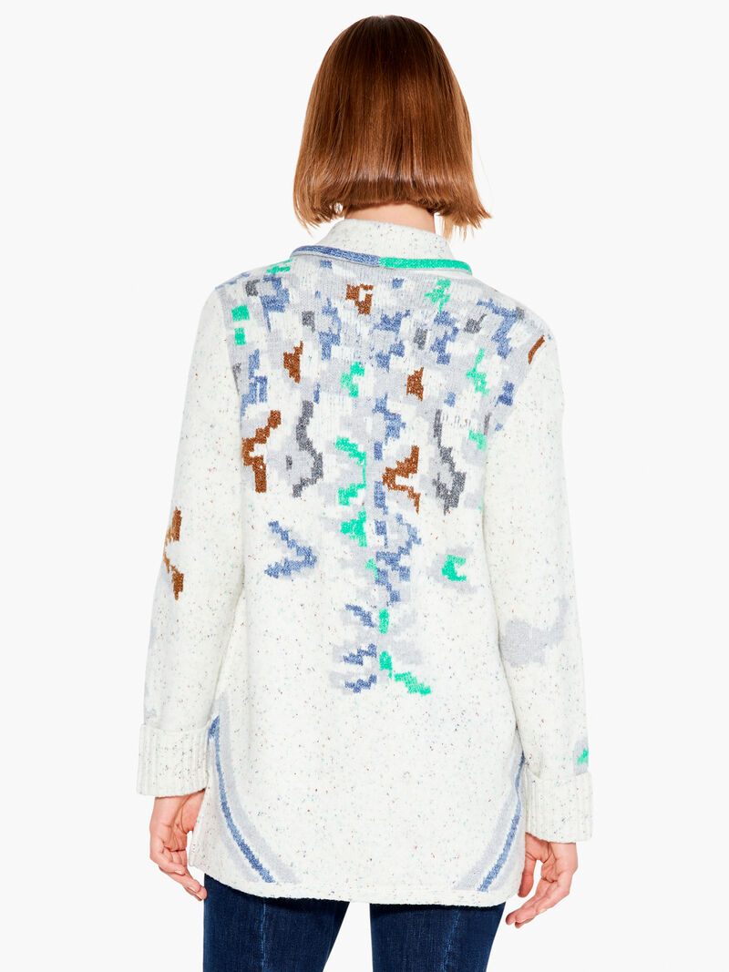 Woman Wears Cold Moon Cardigan image number 2