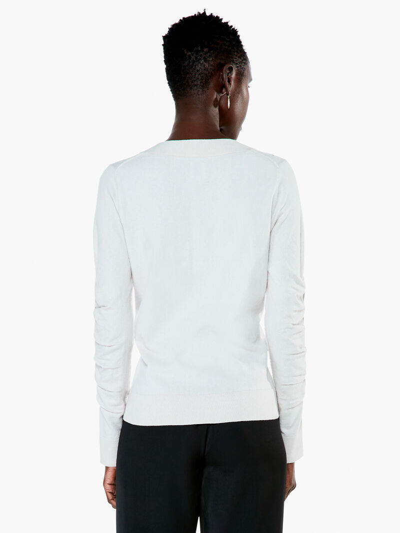 Woman Wears Relaxed Glam Sweater image number 2
