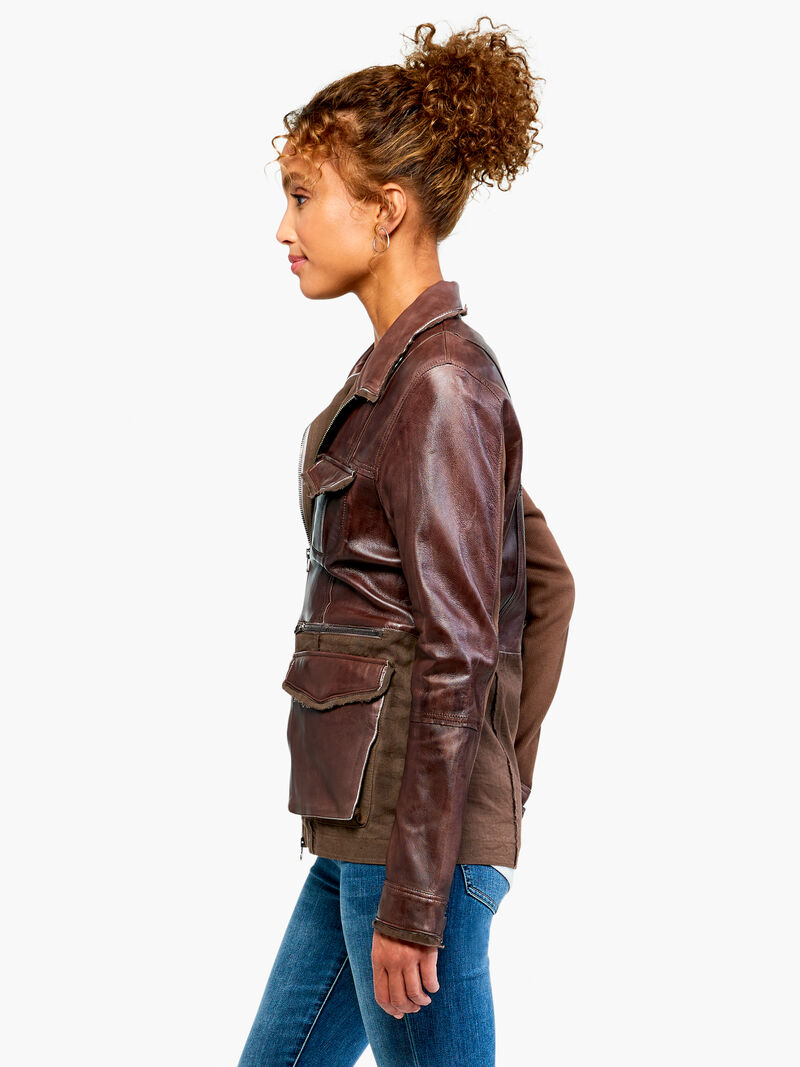 Lindsay Patina Leather Jacket image number 1