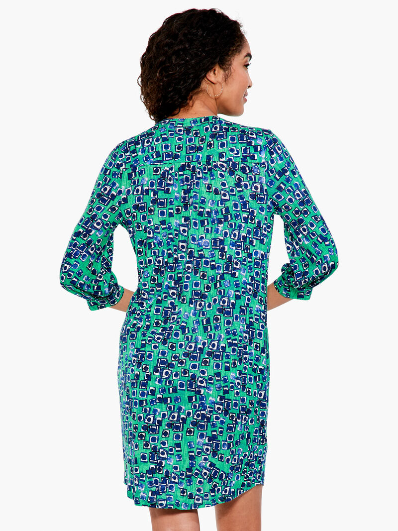 Woman Wears Picnic Geo Dress image number 2