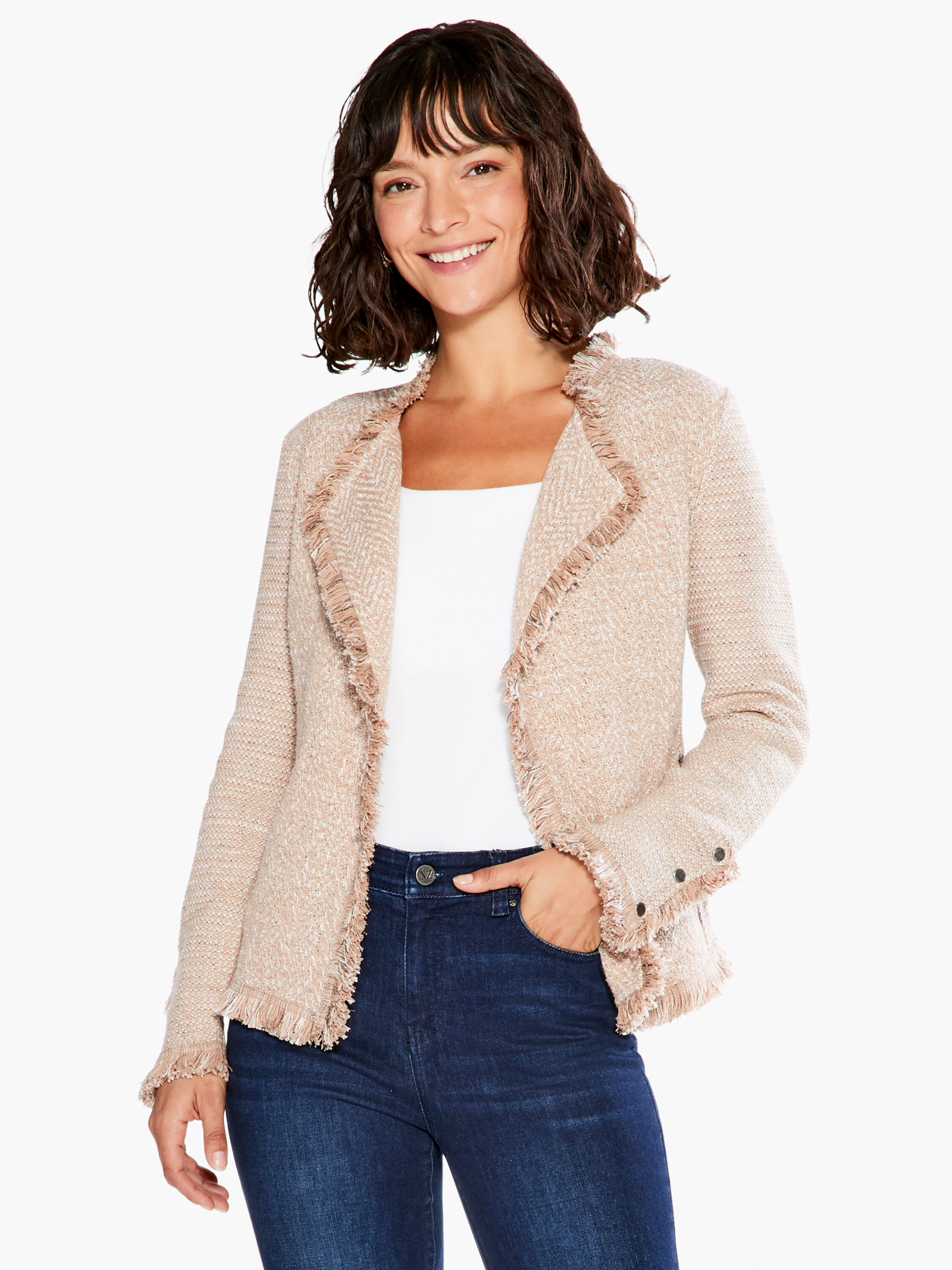 Fringe Mix Jacket NIC ZOE