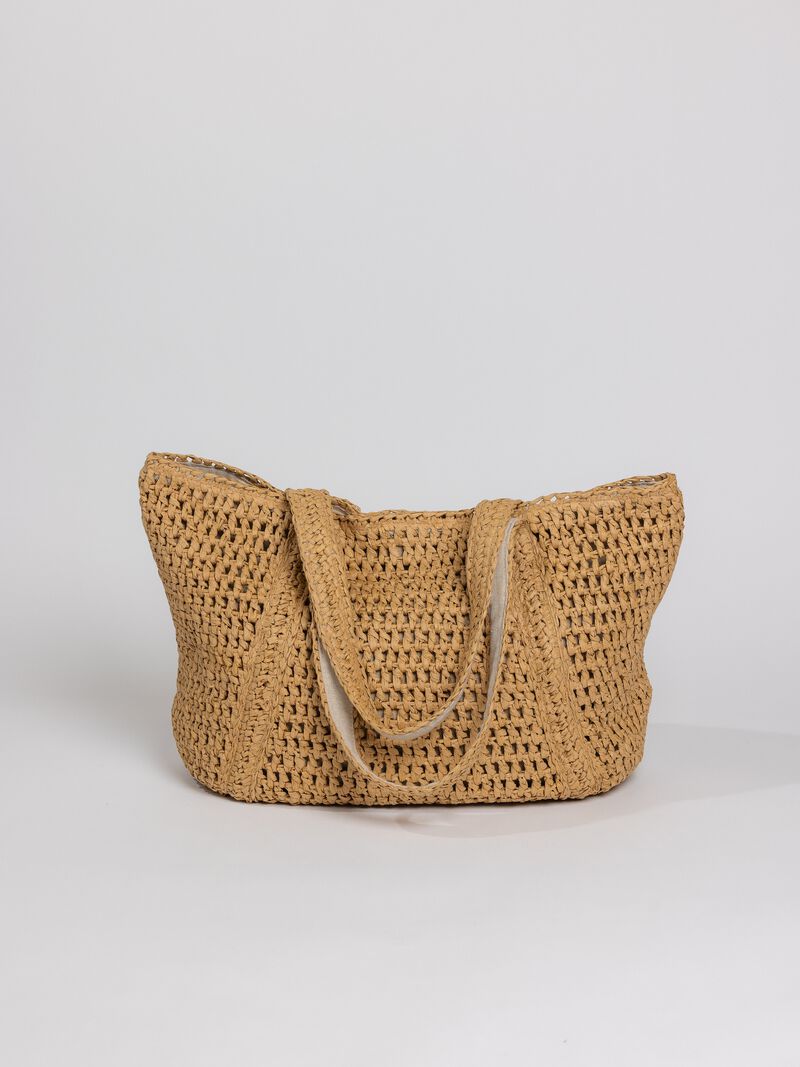 Woman Wears Hat Attack Bora Slouchy Tote image number 0