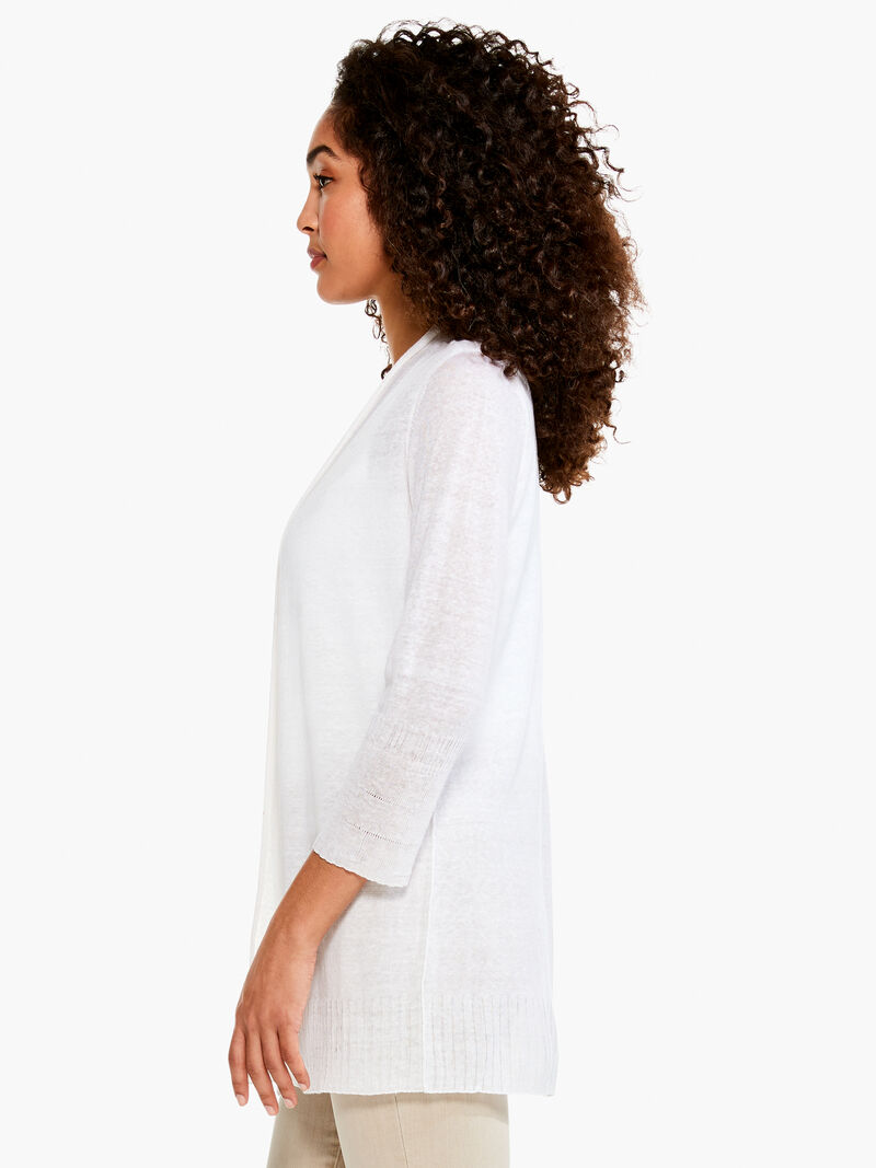Woman Wears Go To Featherweight Cardigan Sweater image number 1