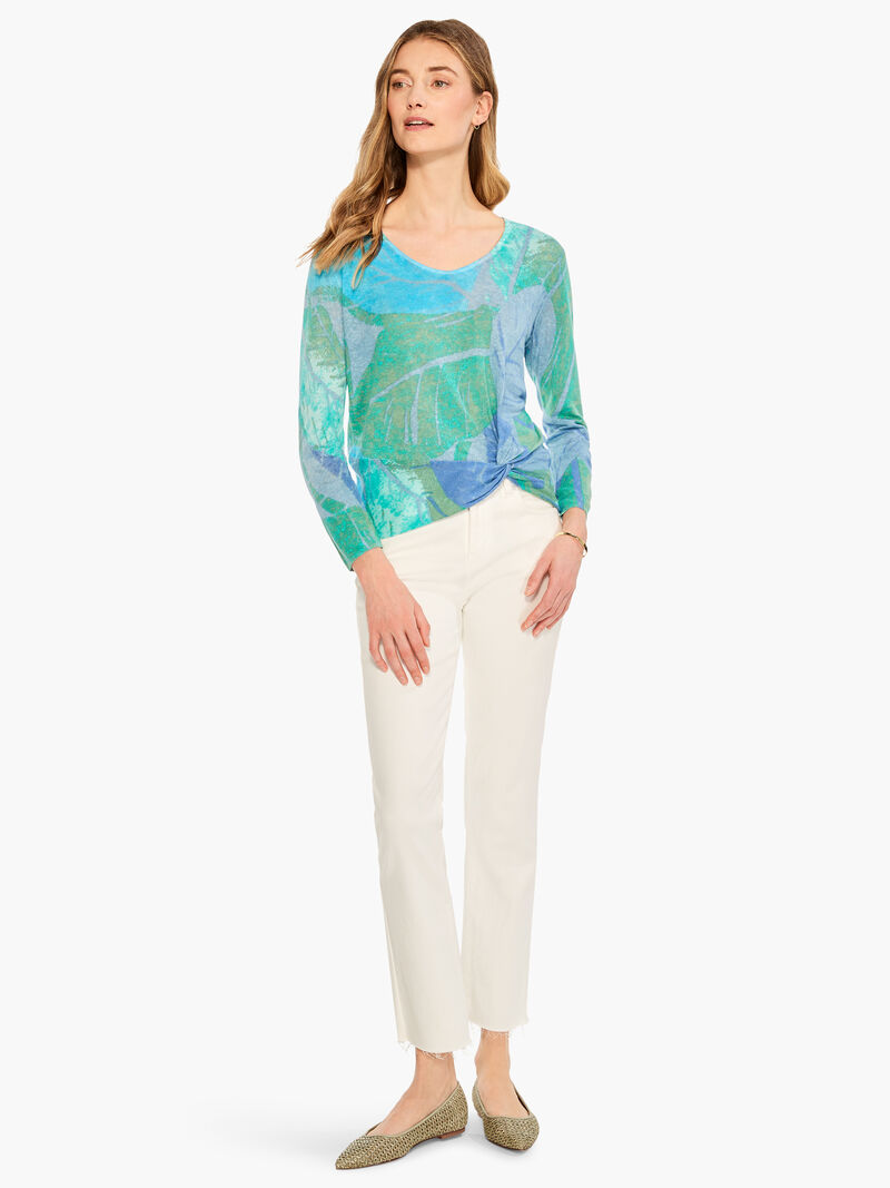 Woman Wears Full Bloom Sweater image number 3