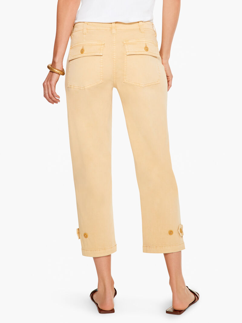 Woman Wears Liverpool Utility Crop Cargo Pant image number 2