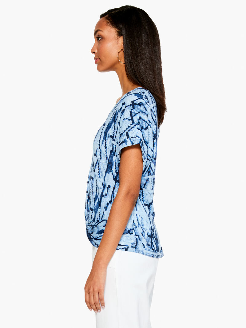 Woman Wears Zig Zag Tee image number 1