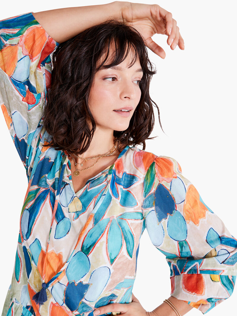 Woman Wears Citrus Grove Dress image number 5