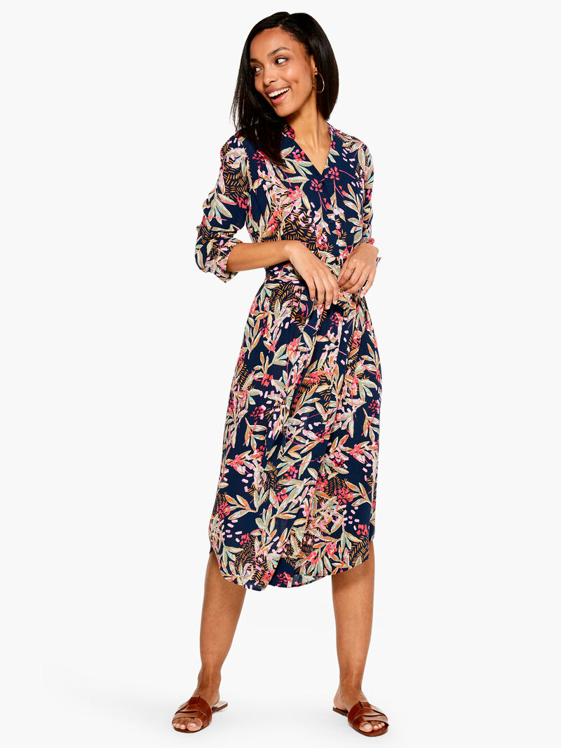 Woman Wears Cherry Blossom Dress image number 0
