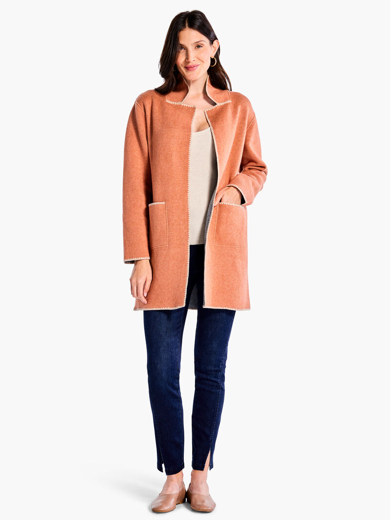 Woman Wears Cool Nights Knit Jacket image number 4