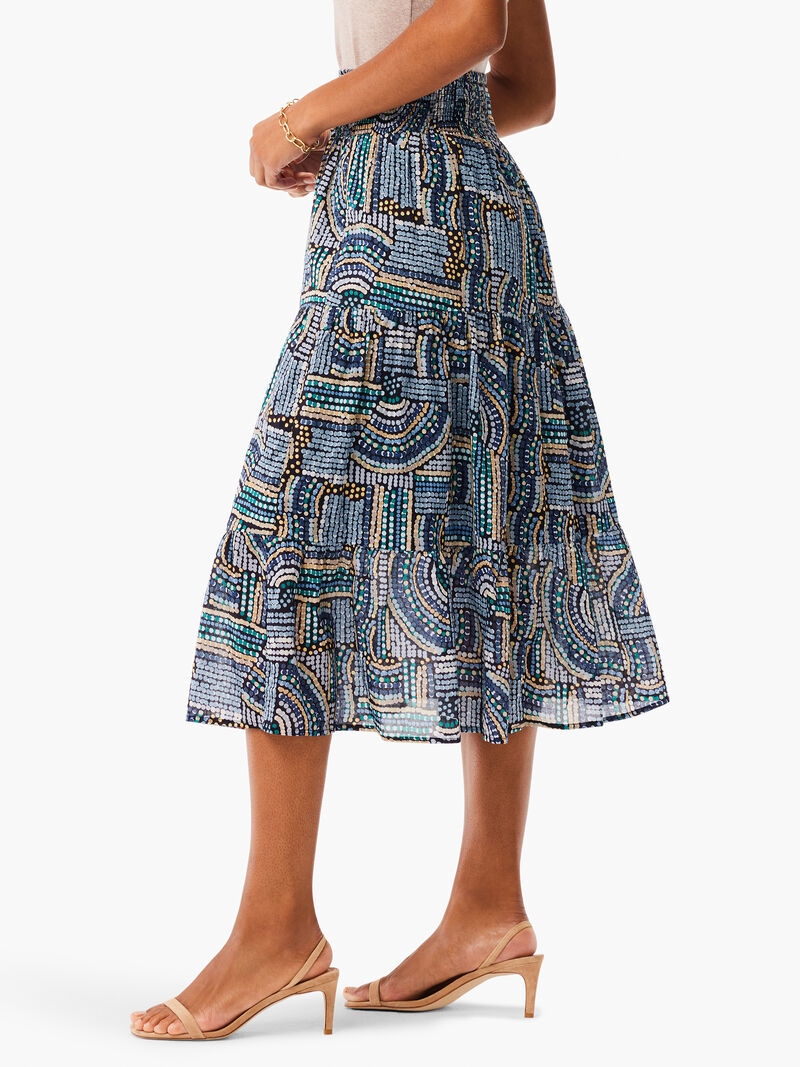 Woman Wears Mosaic Mix Skirt image number 2
