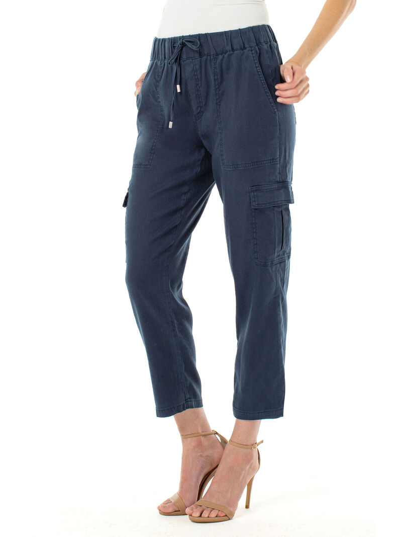 Liverpool Elastic Waistband Cargo Pant