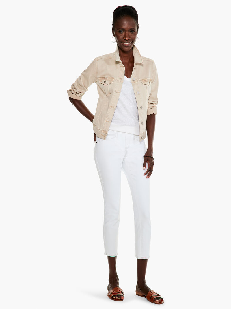 Woman Wears Liverpool Jean Jacket image number 3