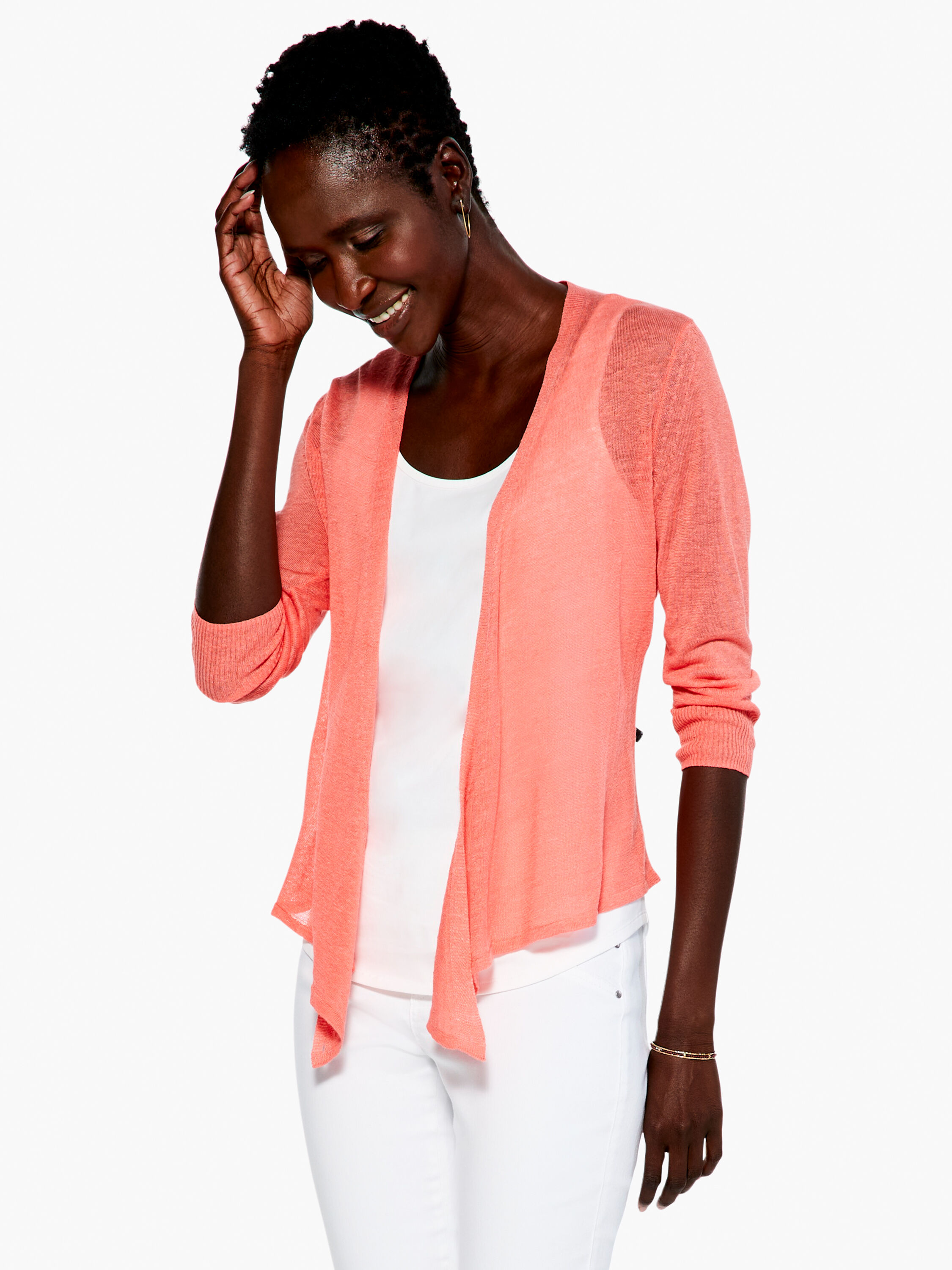 Coral cardigan shop