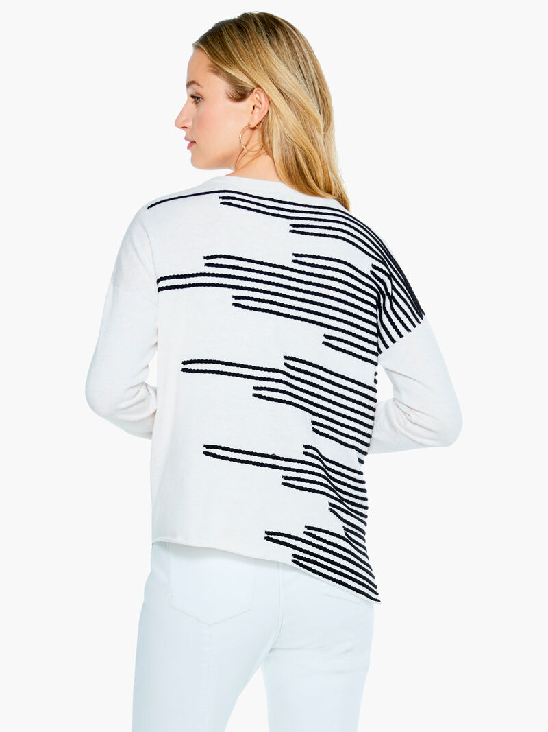 Woman Wears Fresh Perspective Sweater image number 2
