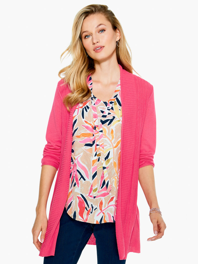 Woman Wears Twirl Away Cardigan image number 0