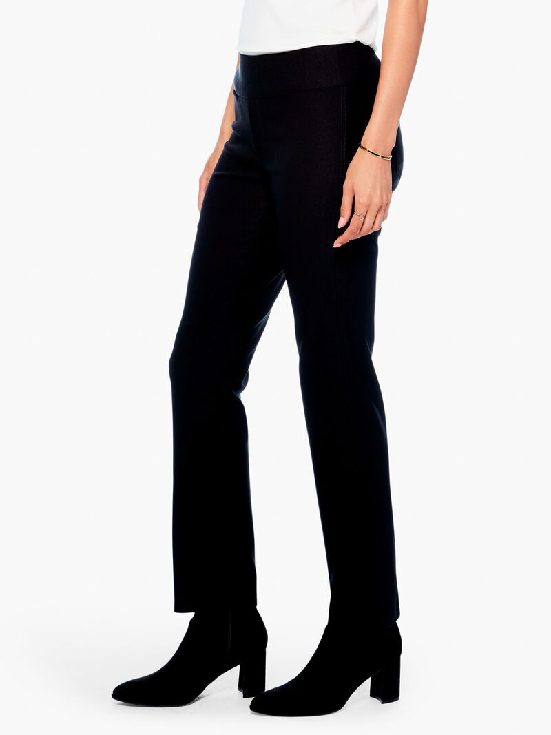 Woman Wears Wonderstretch Pocket Straight Leg Pant image number 1